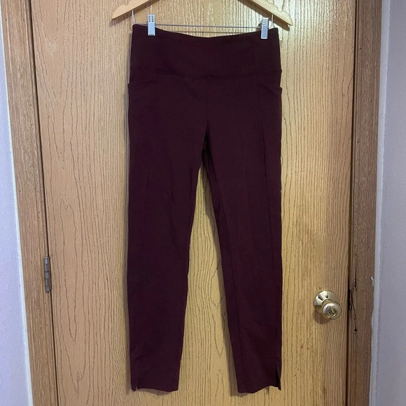 Athleta Pants - Athleta Maroon Leggings
